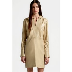 NWT Equipment Riannon real leather dress